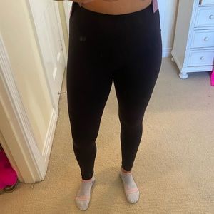 Black splits 59 tight leggings